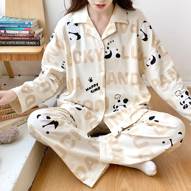 Women's long sleeved long pants loose suit