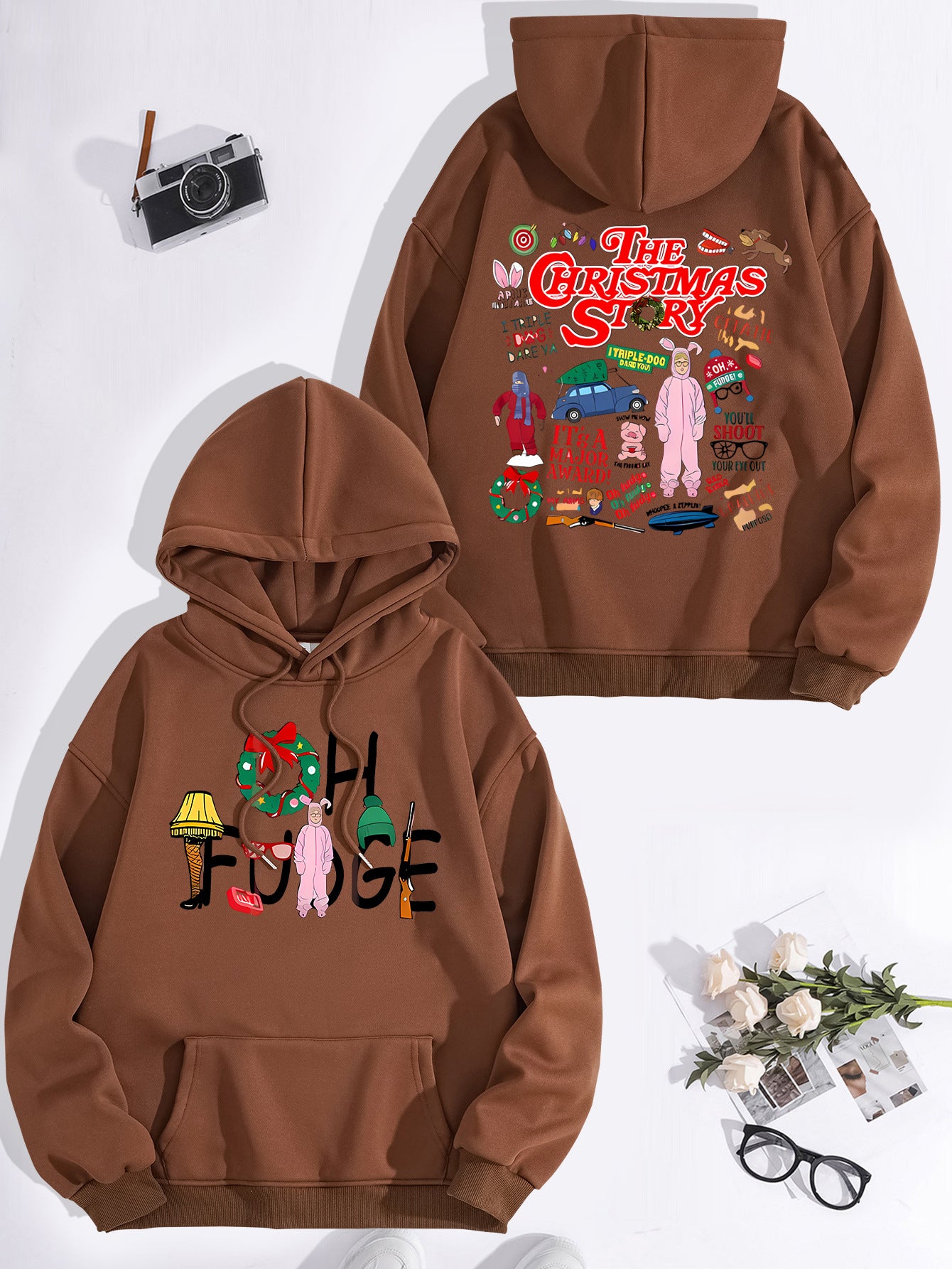 Hoodie letter print
