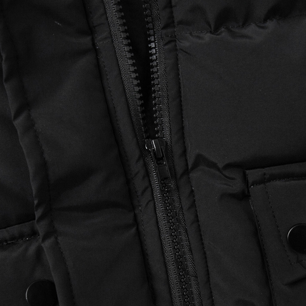 Square pocket cotton jacket warm hooded cotton jacket for women