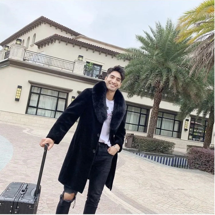 Men's fur coat