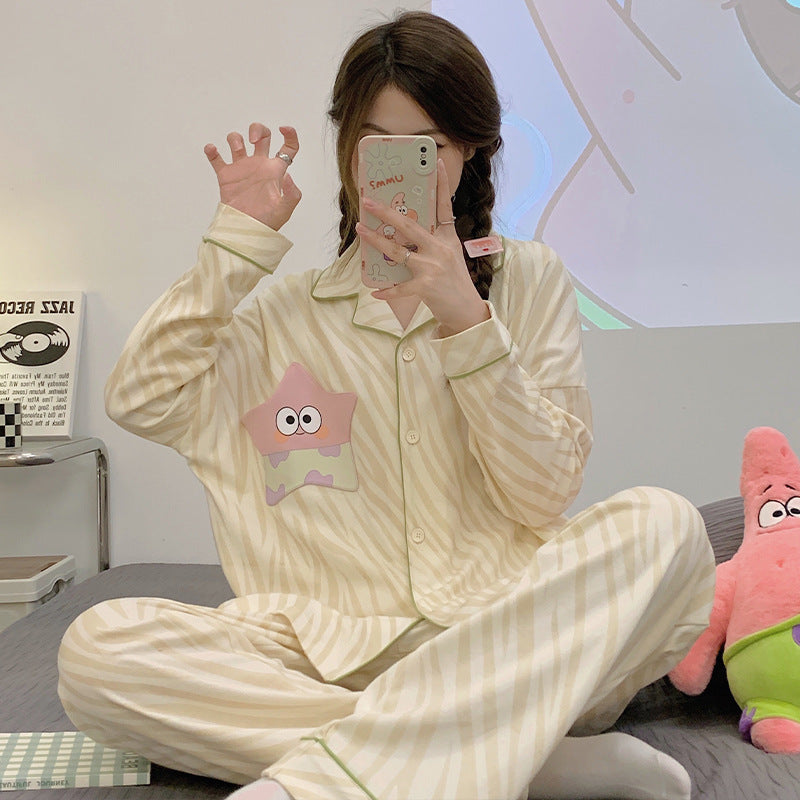 Women's long sleeved long pants loose suit