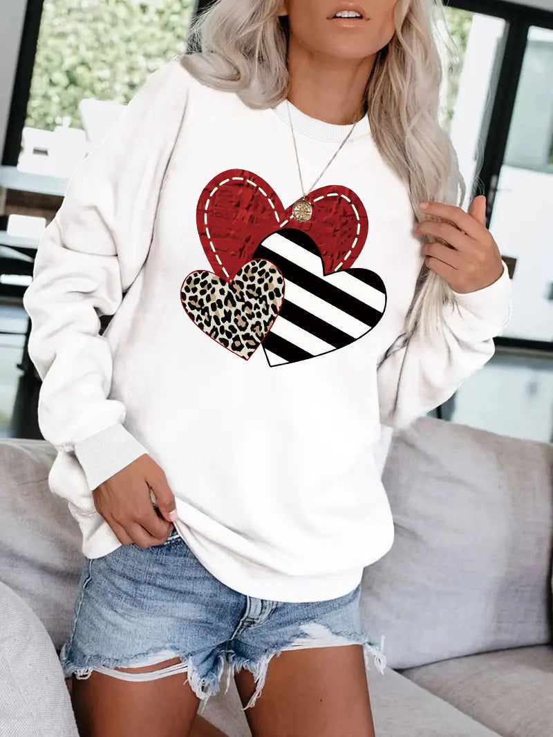 Love printed hoodie
