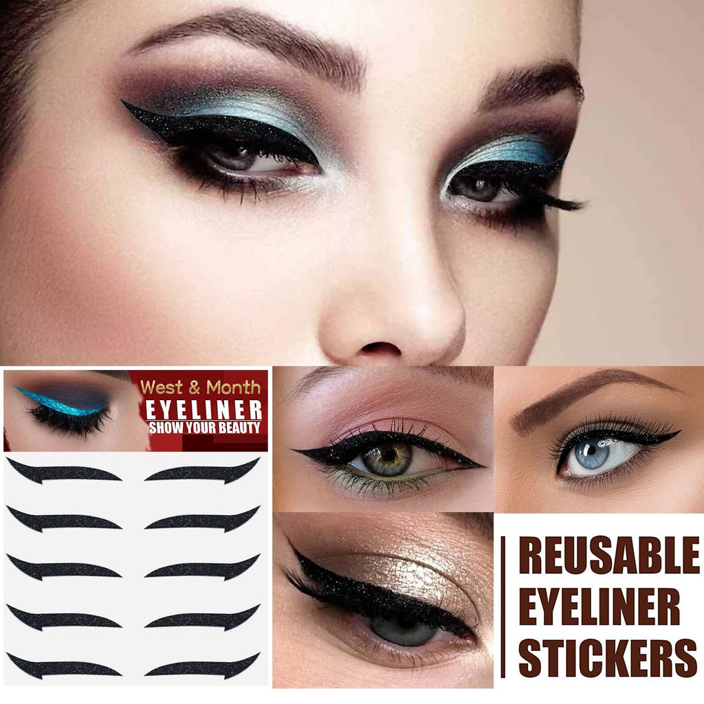 Eyeshadow Stage Makeup Eye Makeup, European And American Eyeliner Self-Adhesive Double Eyelid Eye Makeup