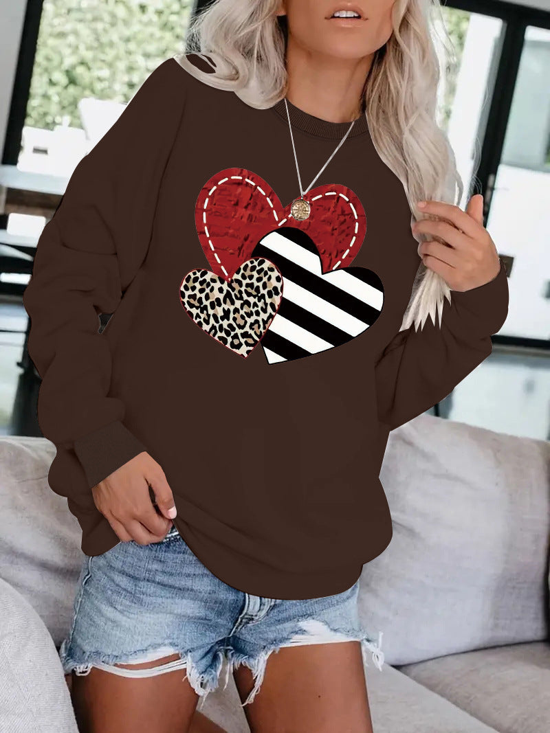 Love printed hoodie
