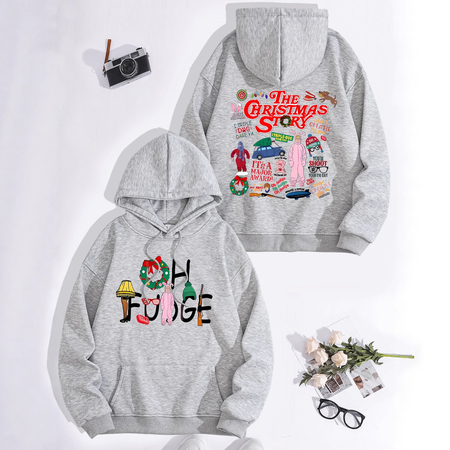 Hoodie letter print