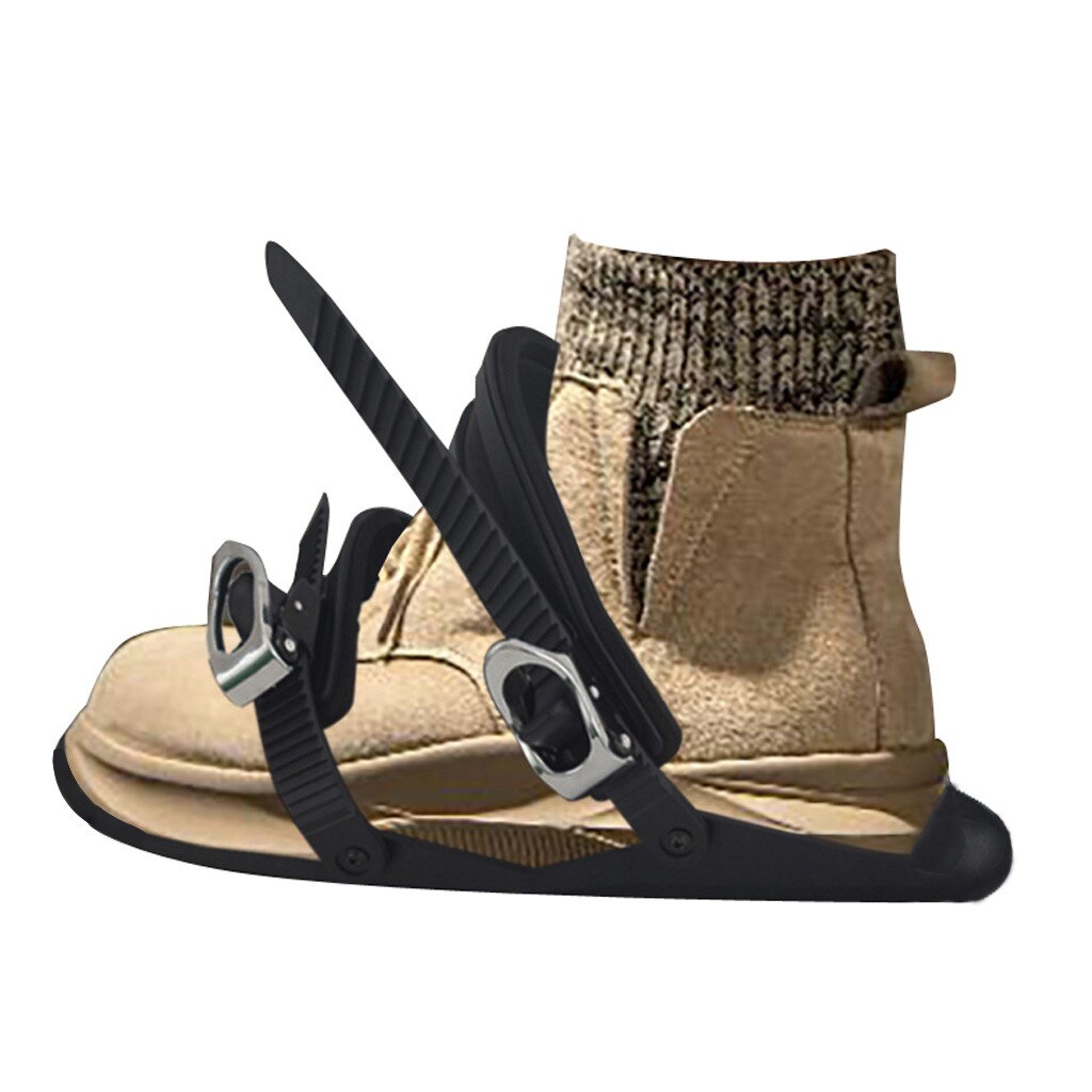 Skiing Mini Sled Outdoor Snow Board Ski Boots High Quality Adjustable Bindings Portable Skiing Shoes Combine Skates With Skis