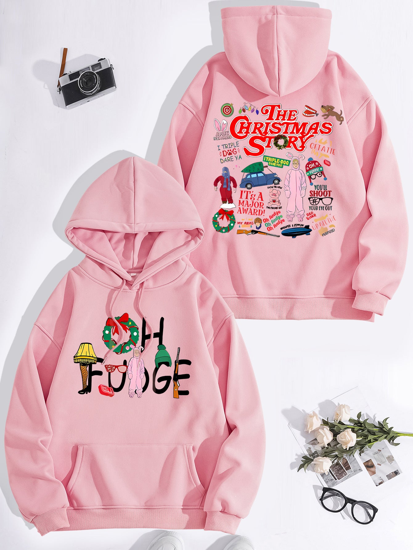 Hoodie letter print
