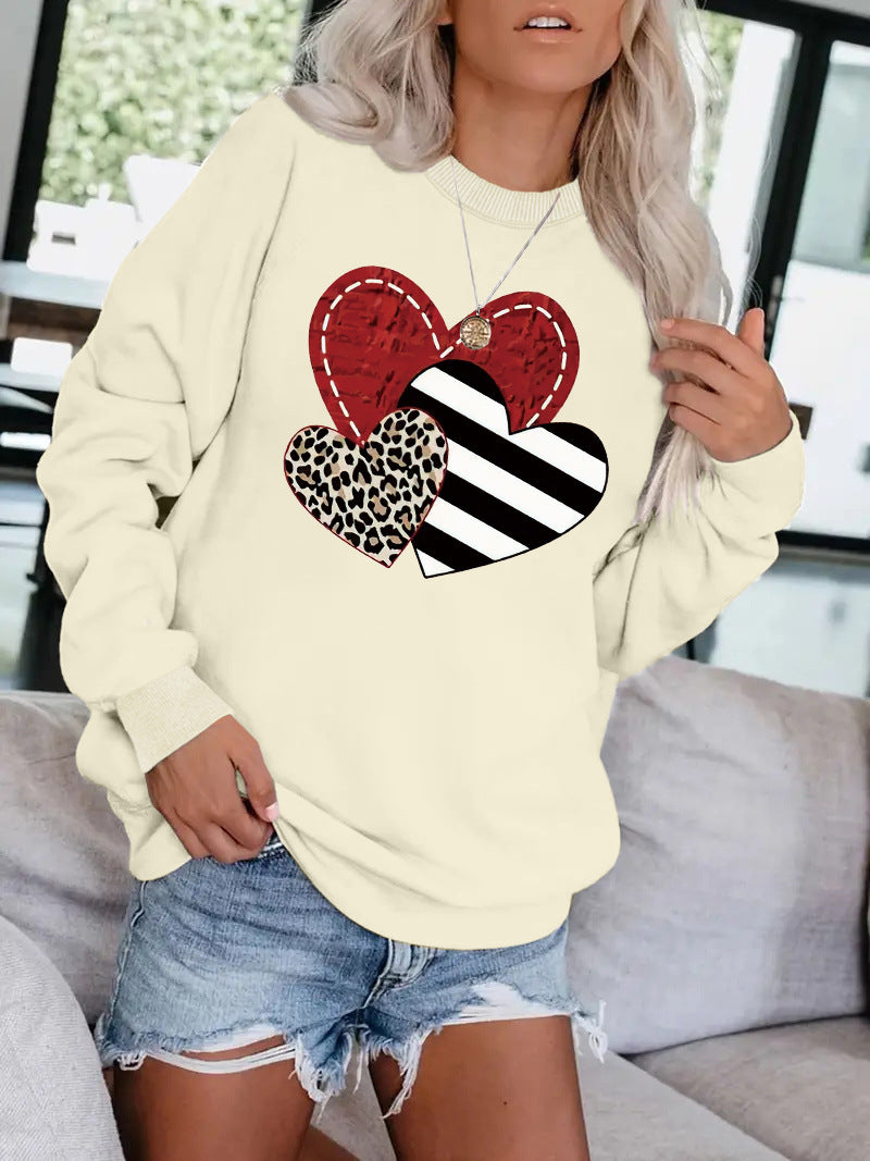 Love printed hoodie