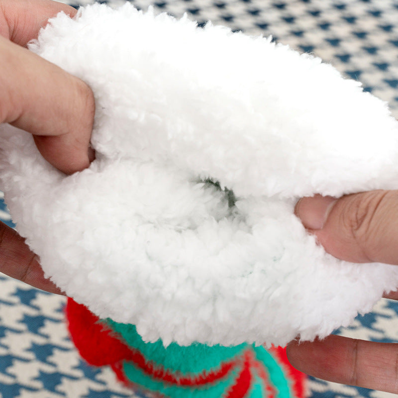 Christmas Floor Socks Indoor Home Sleep Winter Plush Thick Long Socks Women's Postpartum Socks Anti slip