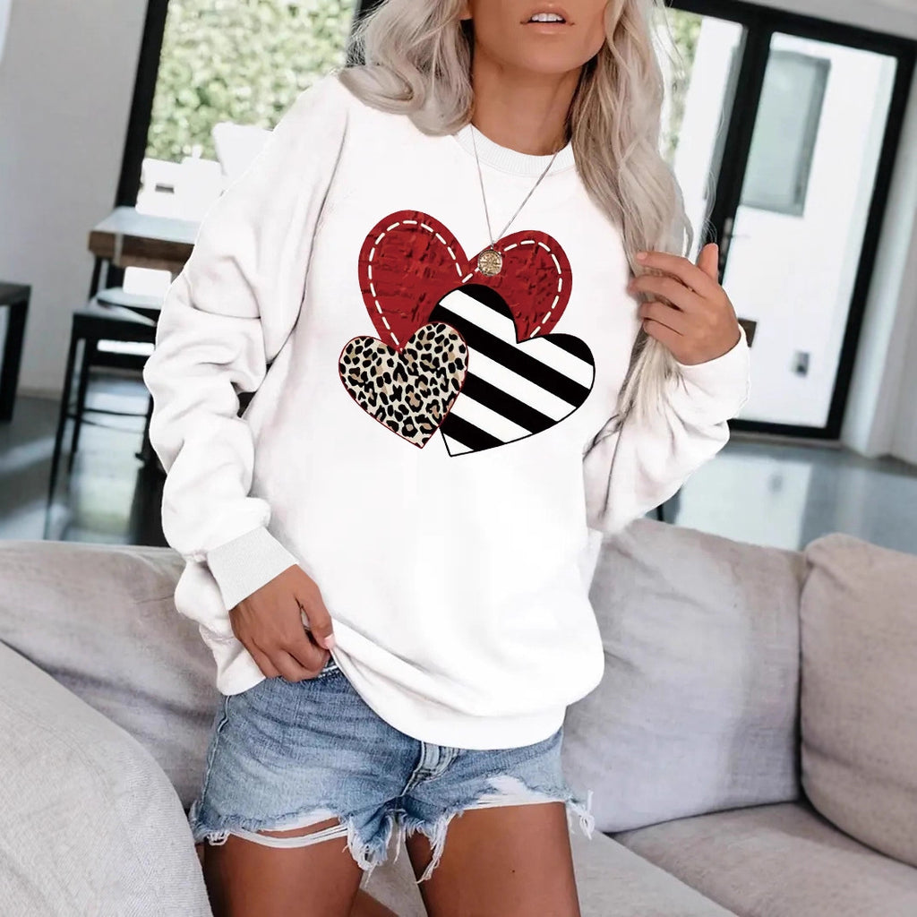 Love printed hoodie