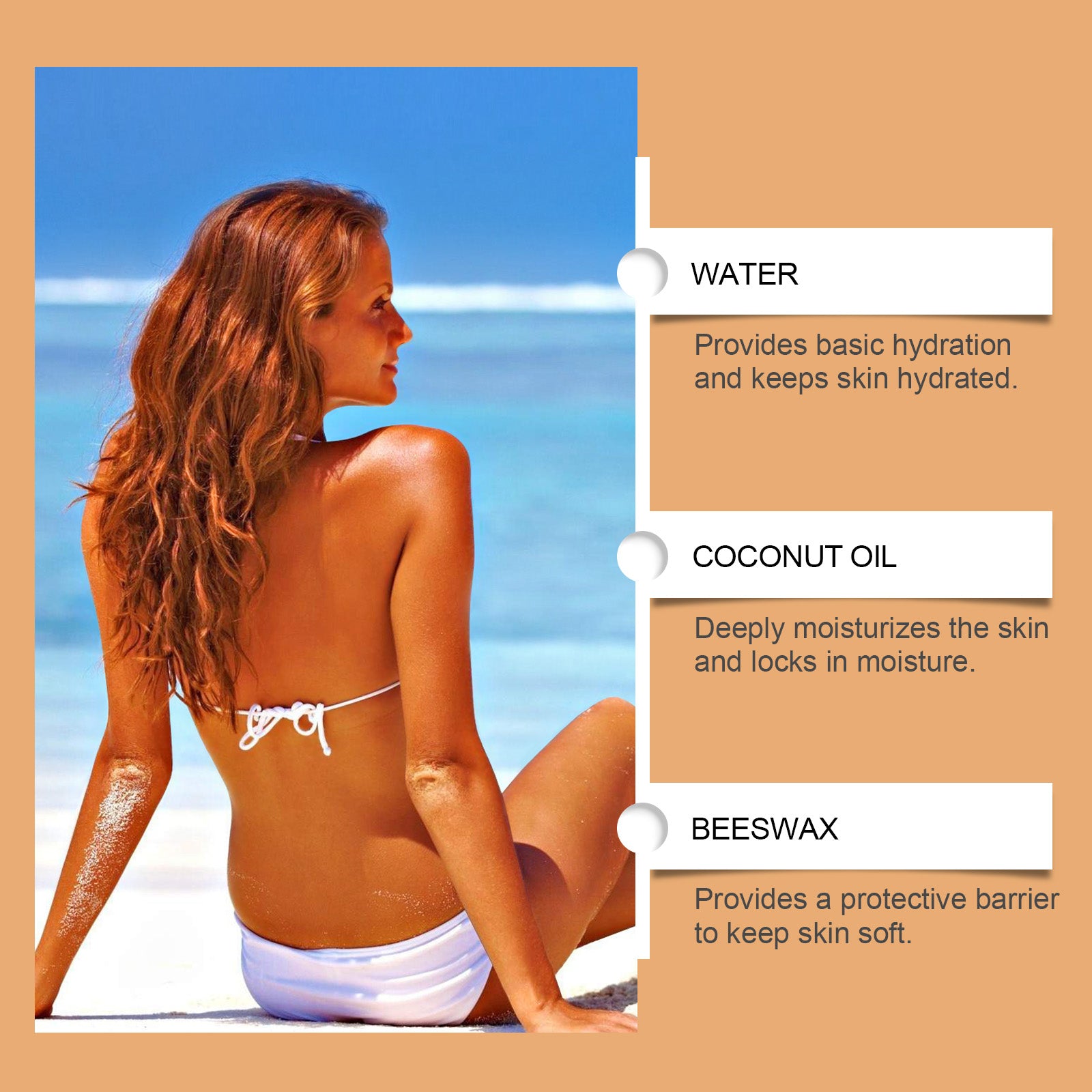 OceAura Moisturizing Blackening Gel, Moisturizing And Moisturizing Summer Bronzer Skin After Sunburn Gentle Blackening Gel