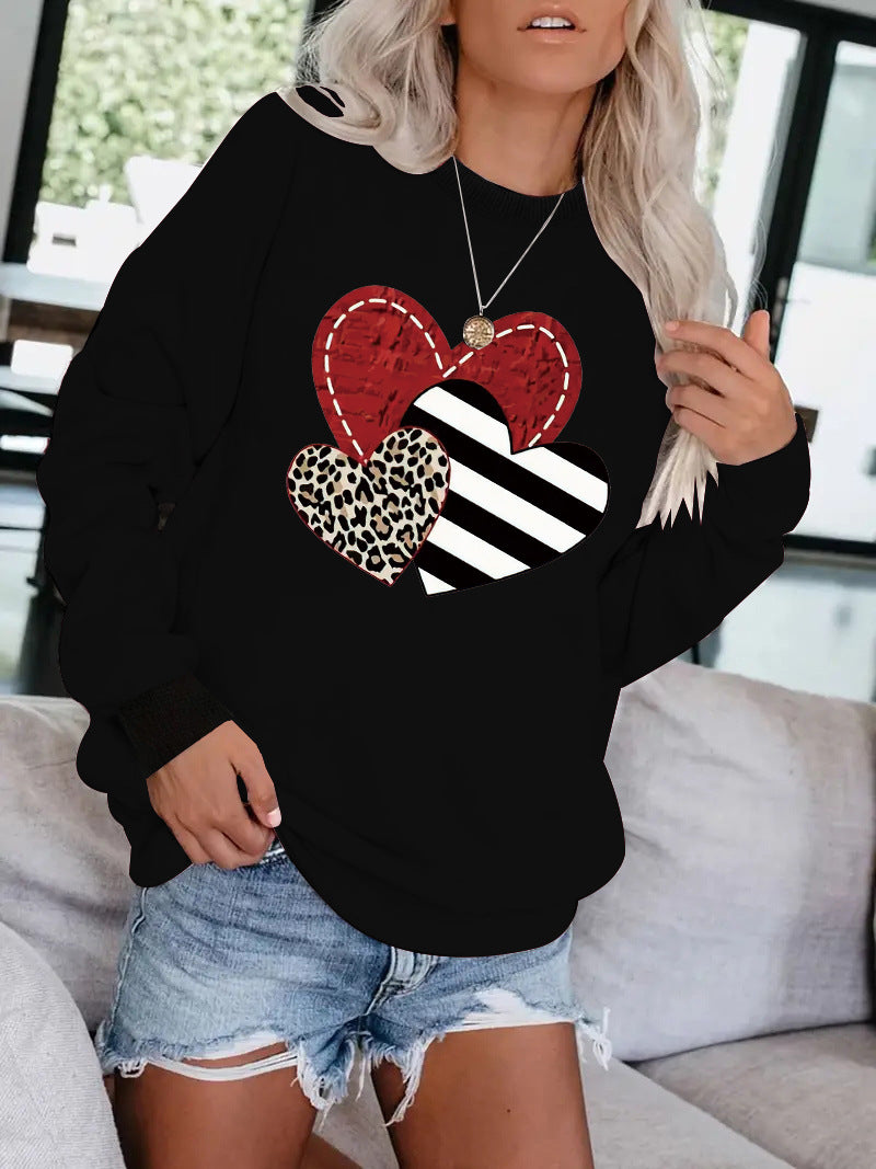 Love printed hoodie