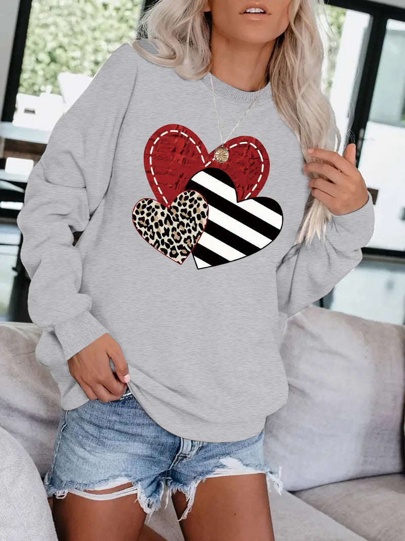 Love printed hoodie