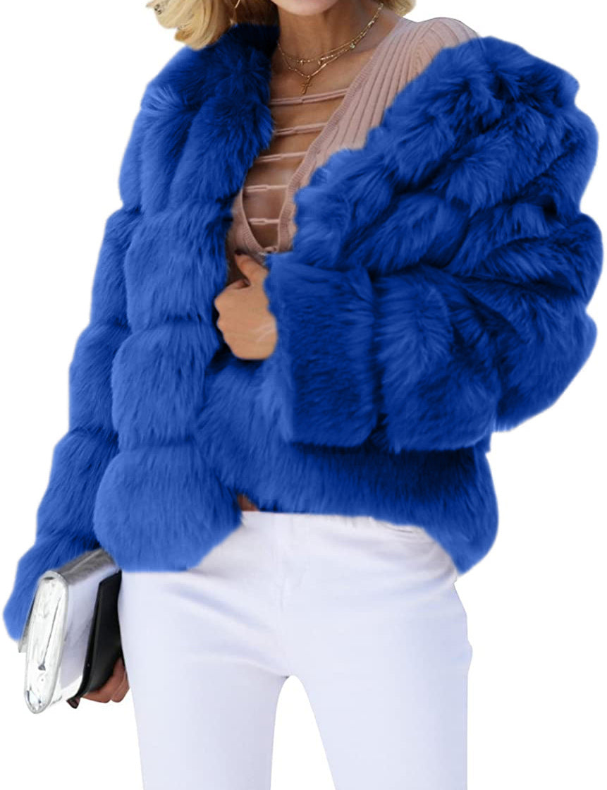 Women's faux fur coat