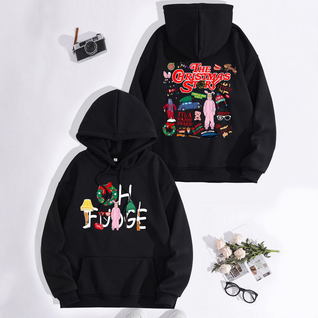 Hoodie letter print