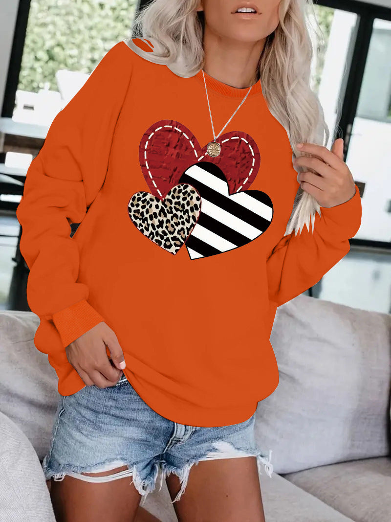 Love printed hoodie