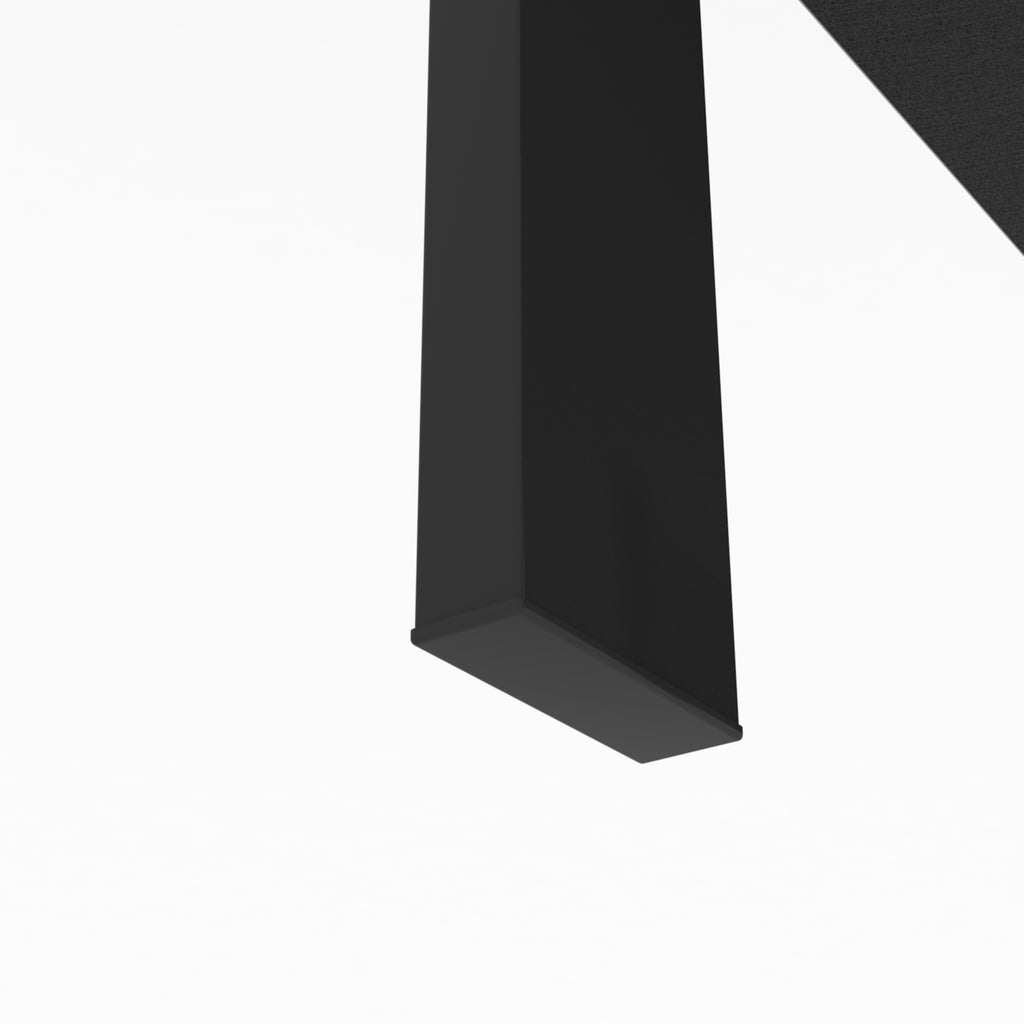 Rectangle Black Glass Coffee Table  Clear Coffee Table Modern Side Center Tables for Living Room Living Room Furniture