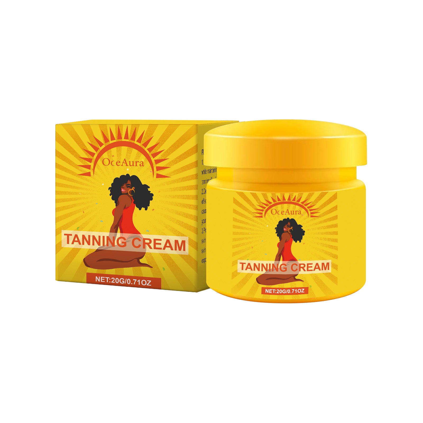 OceAura Moisturizing Blackening Gel, Moisturizing And Moisturizing Summer Bronzer Skin After Sunburn Gentle Blackening Gel