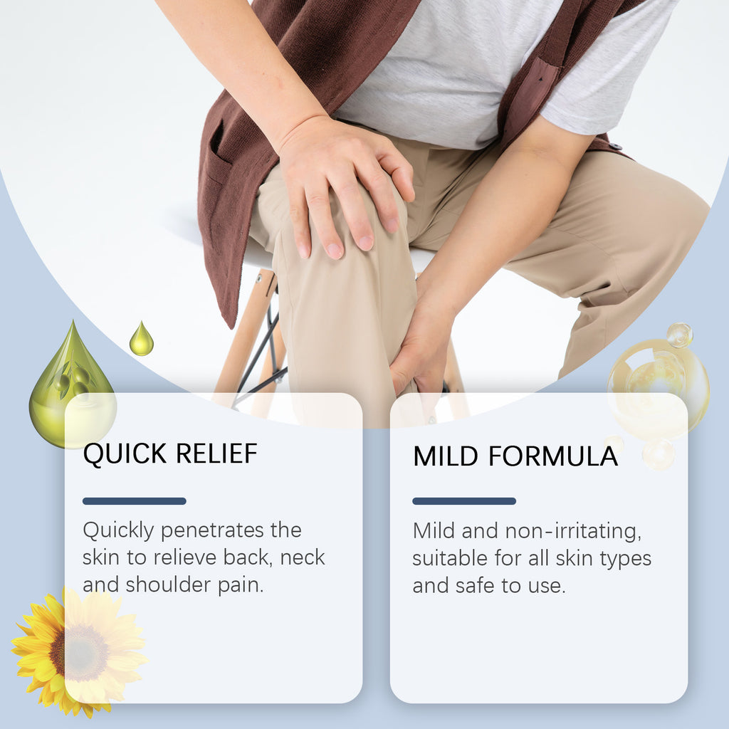 Body Care Oil, Ease Back, Neck And Shoulder Discomfort And Improve Flexibility Massage Oil