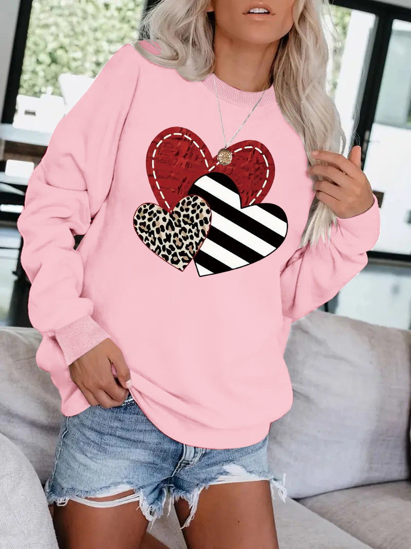 Love printed hoodie