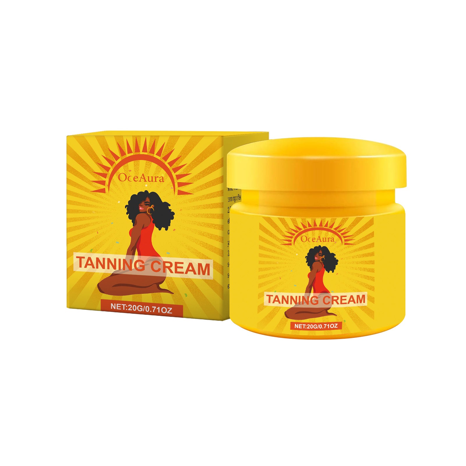 OceAura Moisturizing Blackening Gel, Moisturizing And Moisturizing Summer Bronzer Skin After Sunburn Gentle Blackening Gel