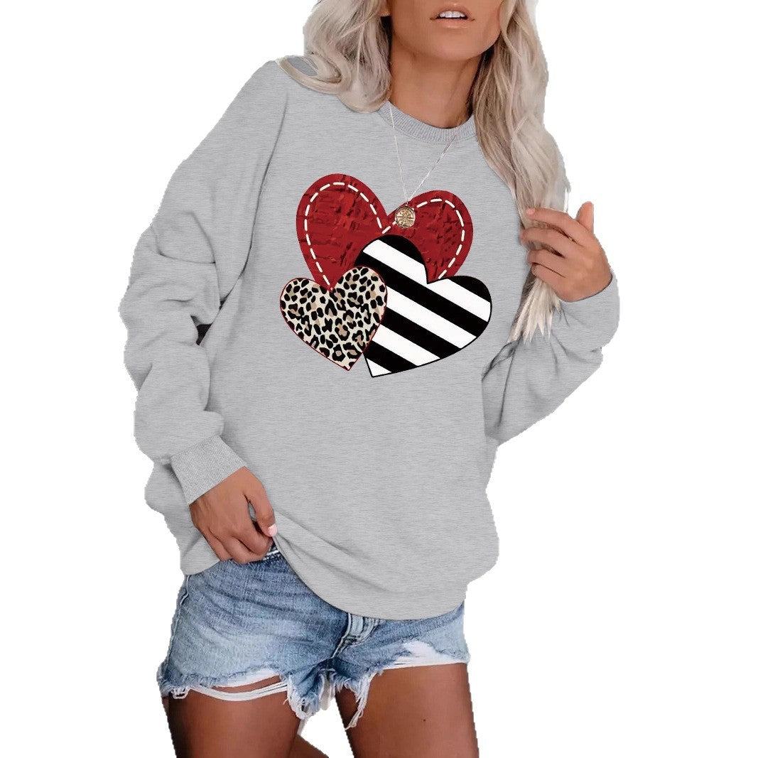 Love printed hoodie
