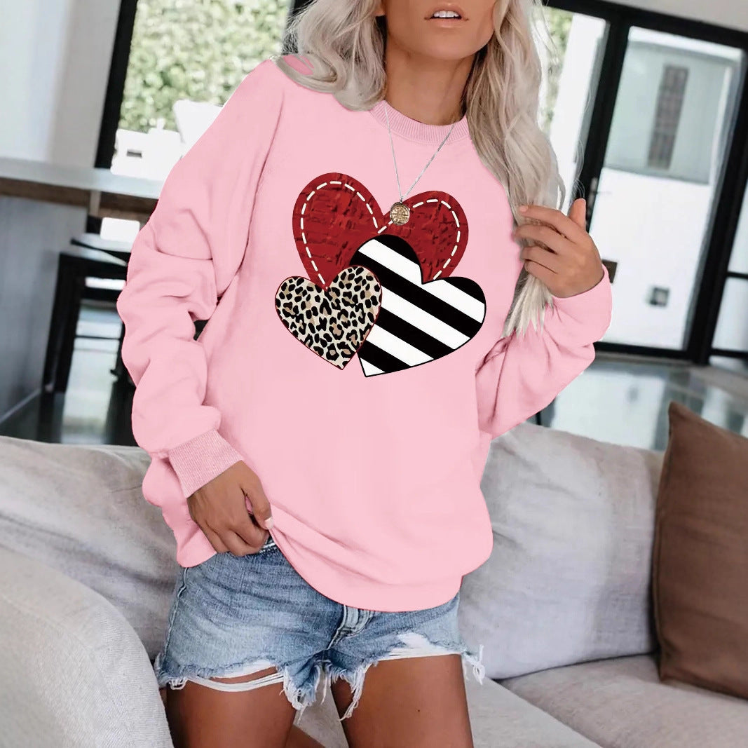 Love printed hoodie