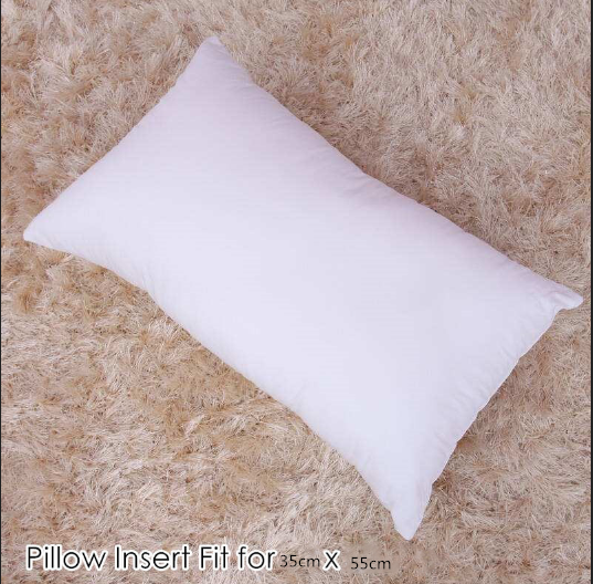Square White Peached Fabric Cushion Insert Decorative Pillows PP cotton filling 450g for 45x45cm