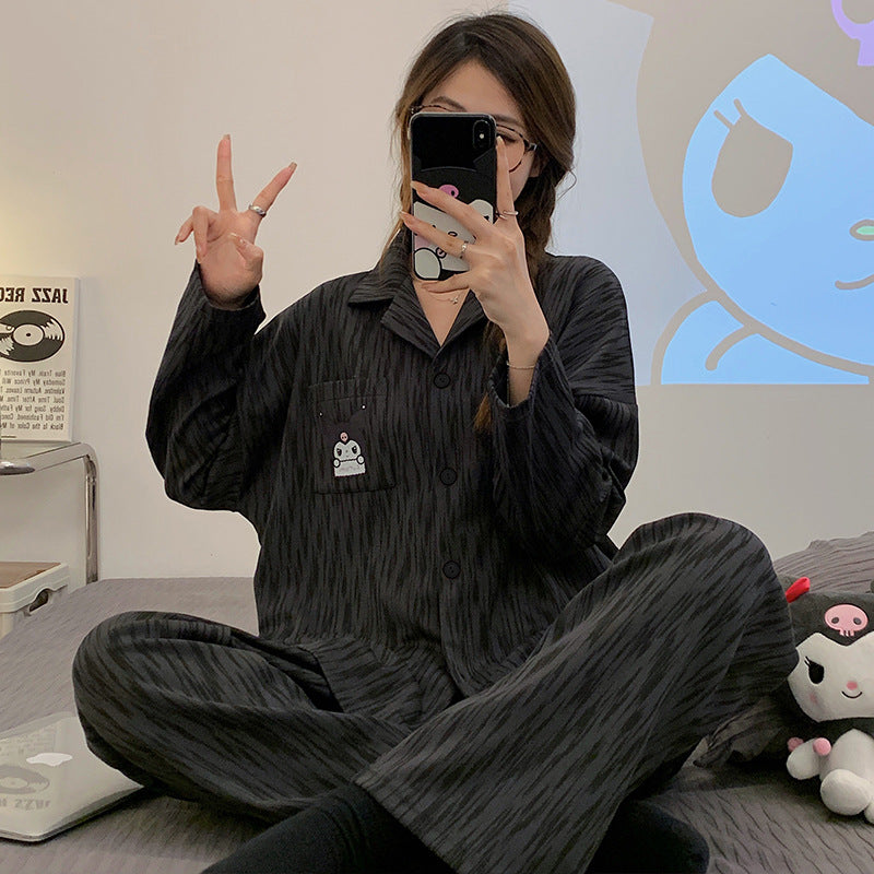 Women's long sleeved long pants loose suit