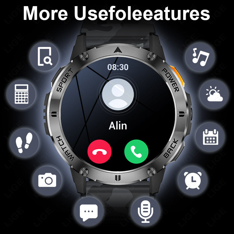 Smart Watch Bluetooth Call Multifunctional Sports Watch Long Range Watch