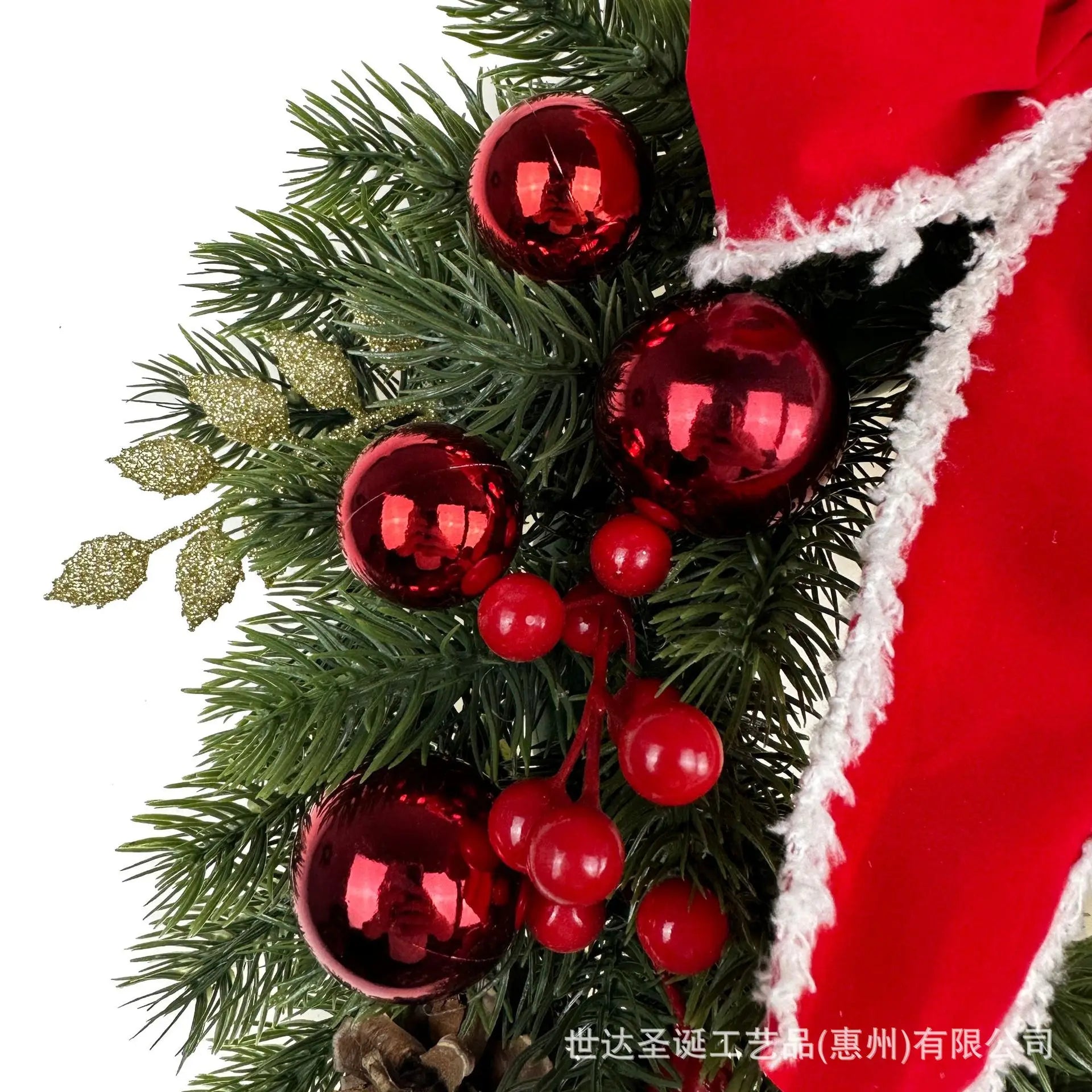 Christmas Wreath Christmas Decoration Door Hanging Decoration Pendant Christmas Window Prop Ornament