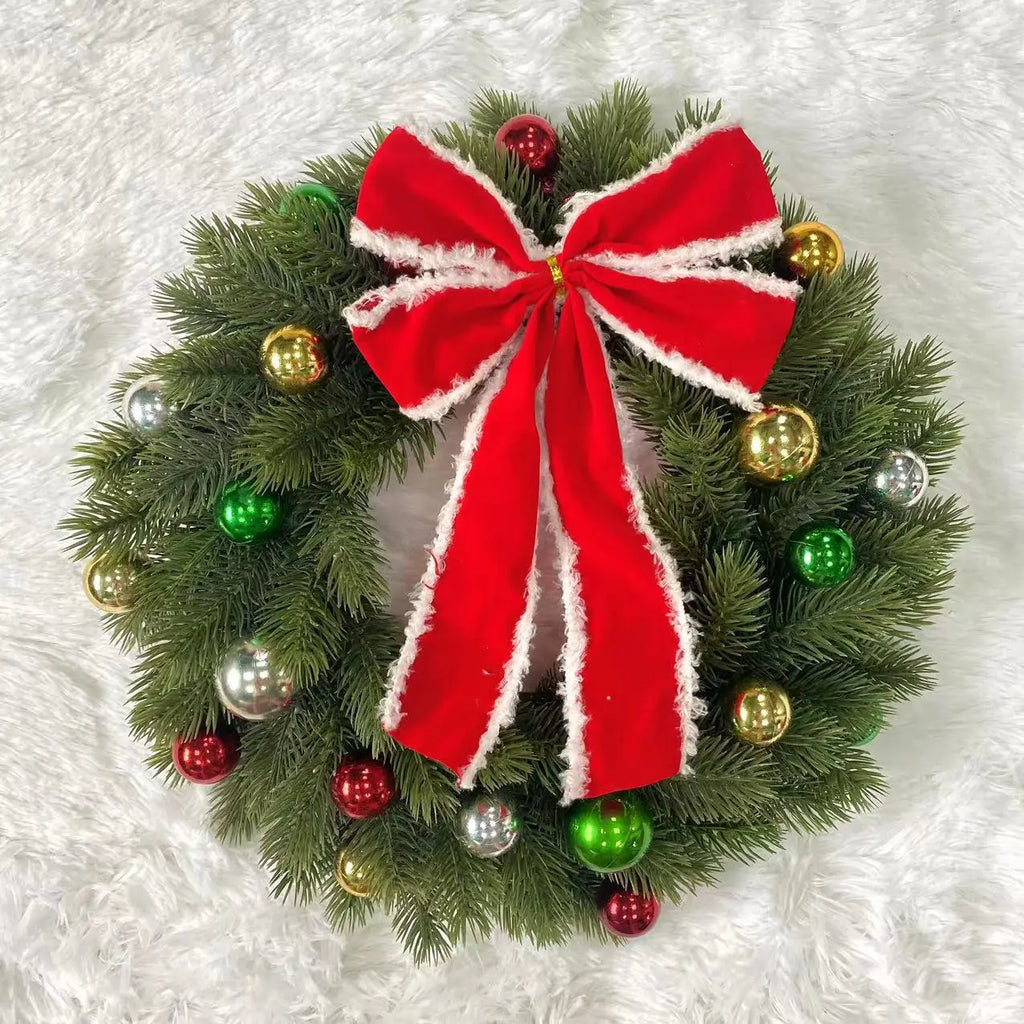 Christmas Wreath Christmas Decoration Door Hanging Decoration Pendant Christmas Window Prop Ornament
