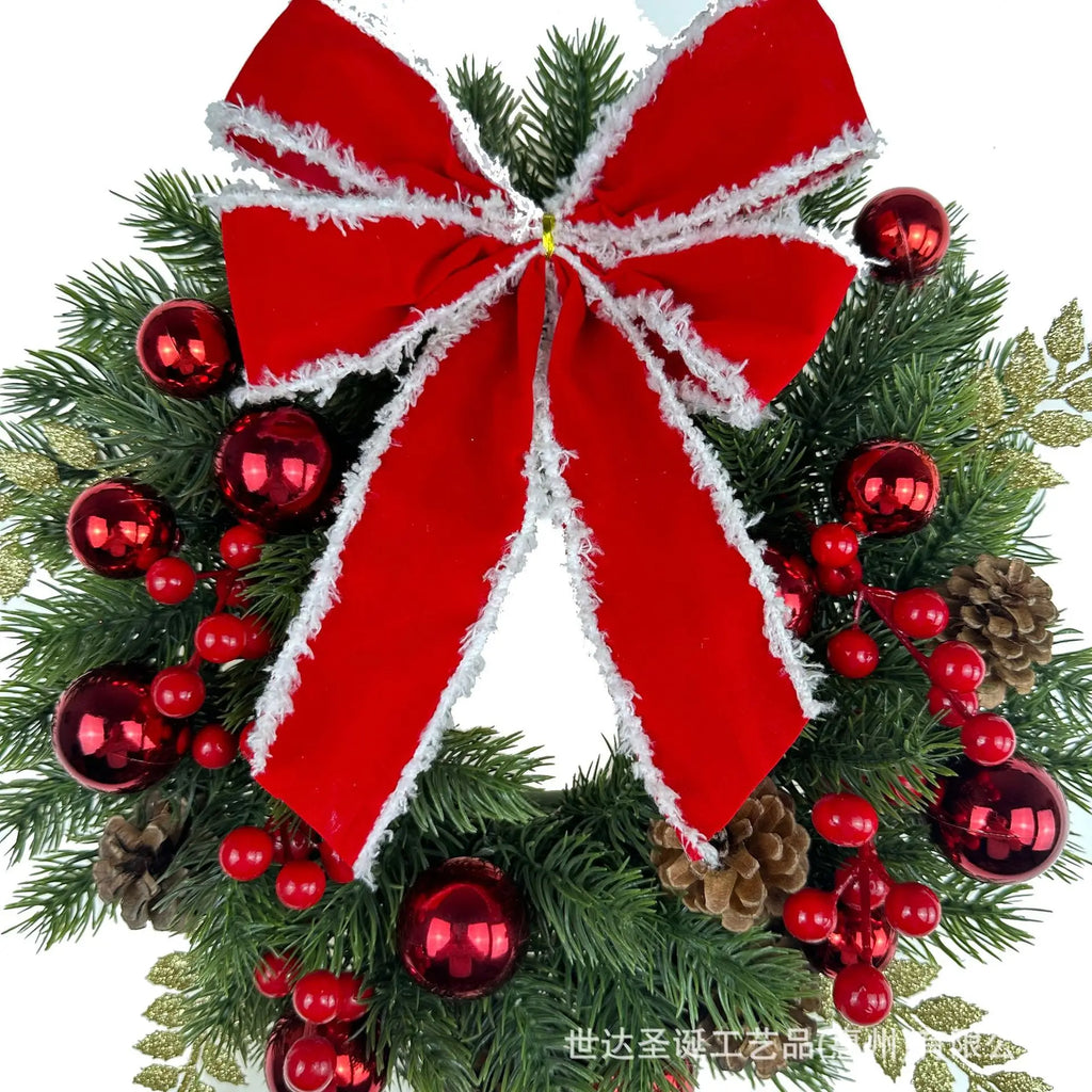 Christmas Wreath Christmas Decoration Door Hanging Decoration Pendant Christmas Window Prop Ornament