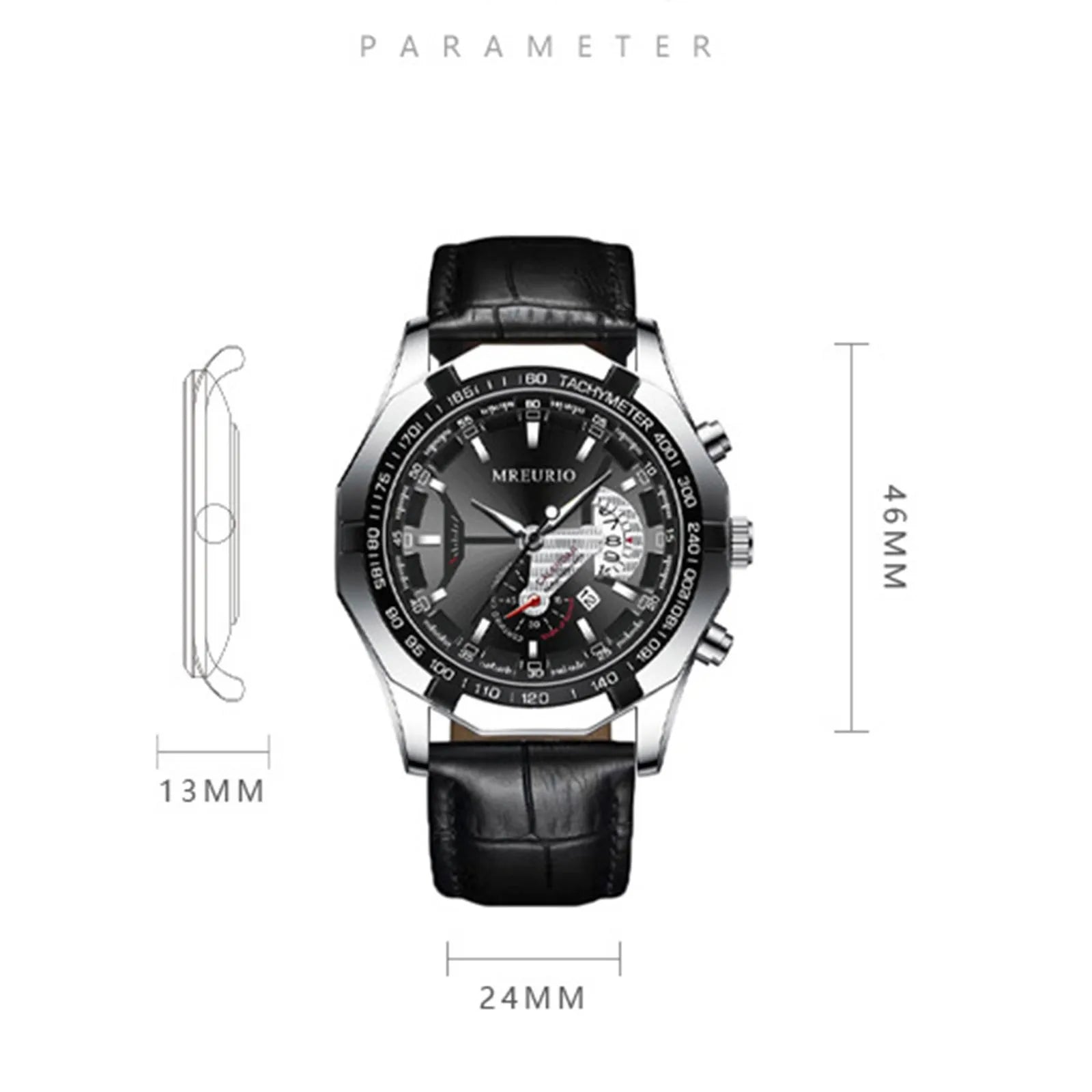 Men New Trendy Fashion Watch Simple Casual Quartz Wristwatch Waterproof Male Sport Portable Clock Decoration Good Gift Giving