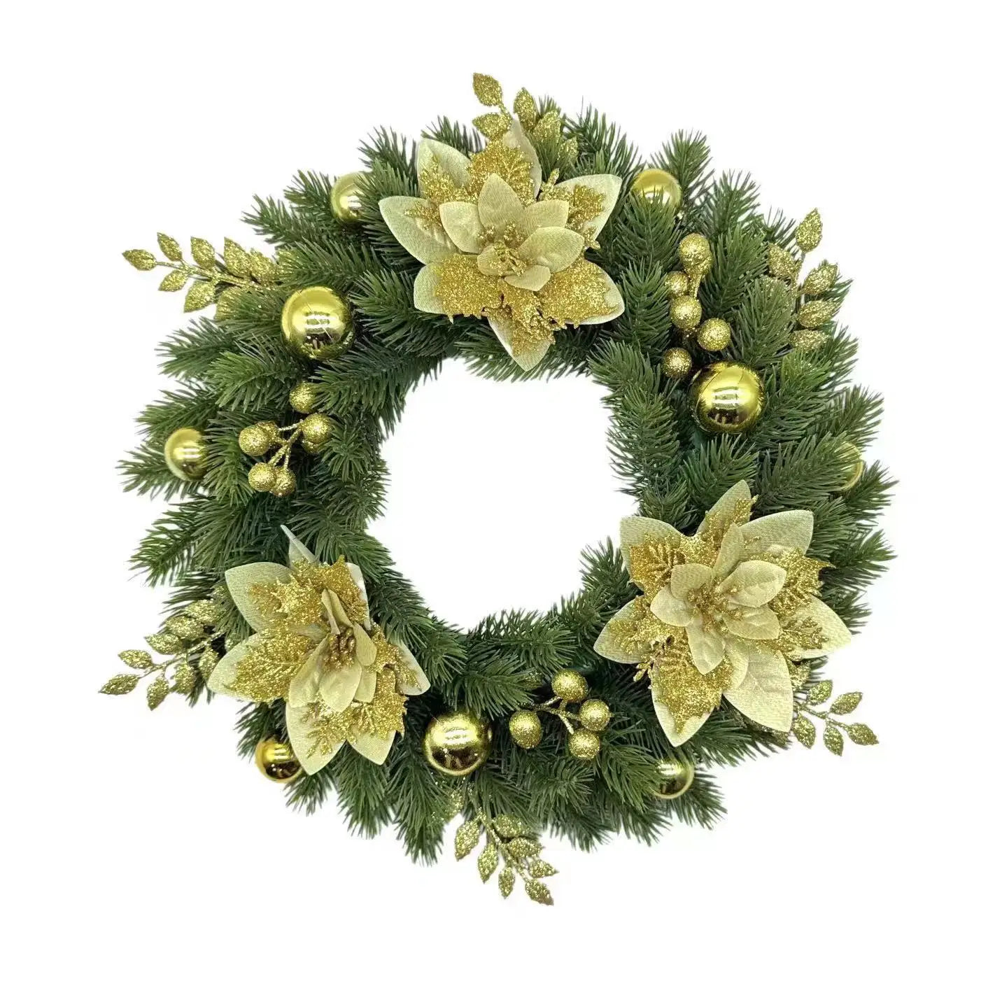 Christmas Wreath Christmas Decoration Door Hanging Decoration Pendant Christmas Window Prop Ornament