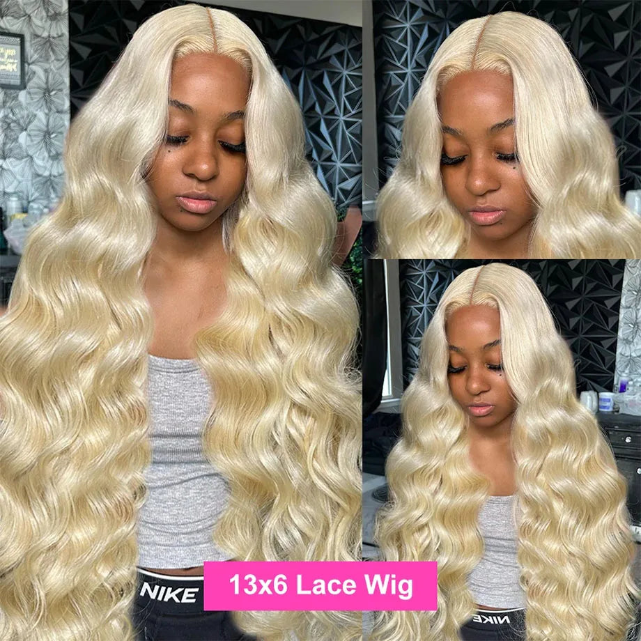 Blonde Wig 13x6 HD Transparent Lace Body Wave Frontal 613 Wig 100% 30 Inch Human Hair 200 Density Wigs On Sale For Women Choice
