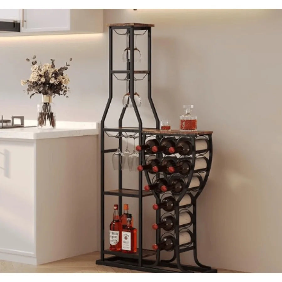 Hanging Wine Glass Holder Wine Storage Rack