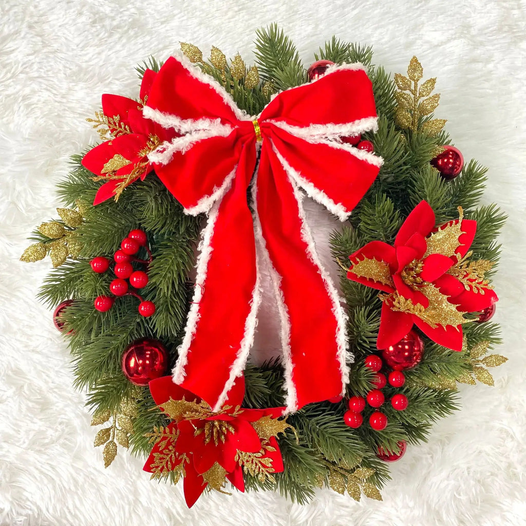Christmas Wreath Christmas Decoration Door Hanging Decoration Pendant Christmas Window Prop Ornament