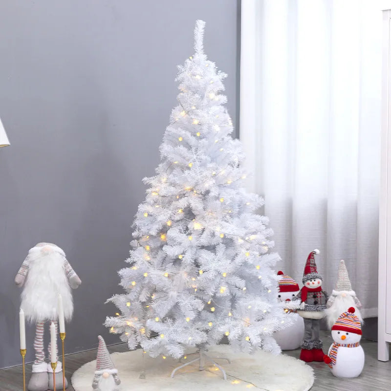 Pink/Green/white Christmas Tree 210cm/180cm/150cm Large Artificial Xmas Tree Retardant Fir Tree Decorative  Ornaments