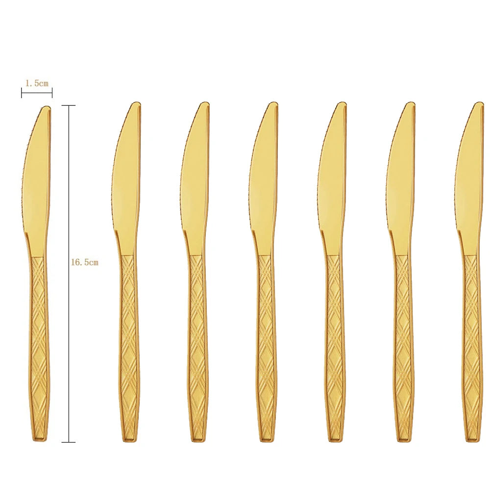 Black and Gold Paper Plates Party Supplies for 10 Guests Disposable Party Decorations Dinnerware Golden Dot Black Paper Plate