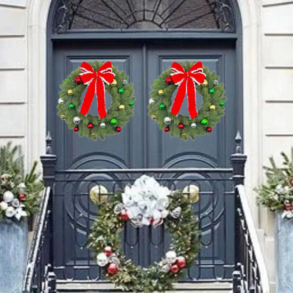 Christmas Wreath Christmas Decoration Door Hanging Decoration Pendant Christmas Window Prop Ornament