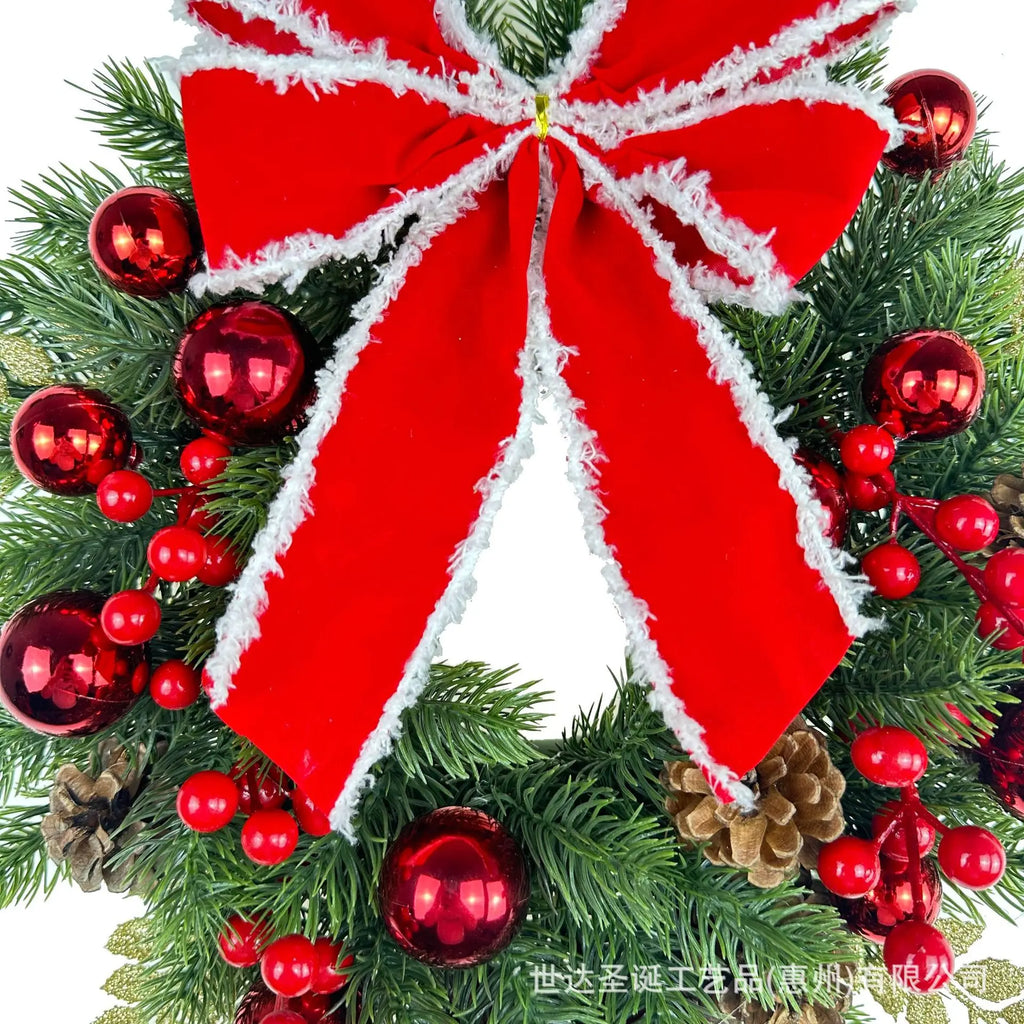Christmas Wreath Christmas Decoration Door Hanging Decoration Pendant Christmas Window Prop Ornament