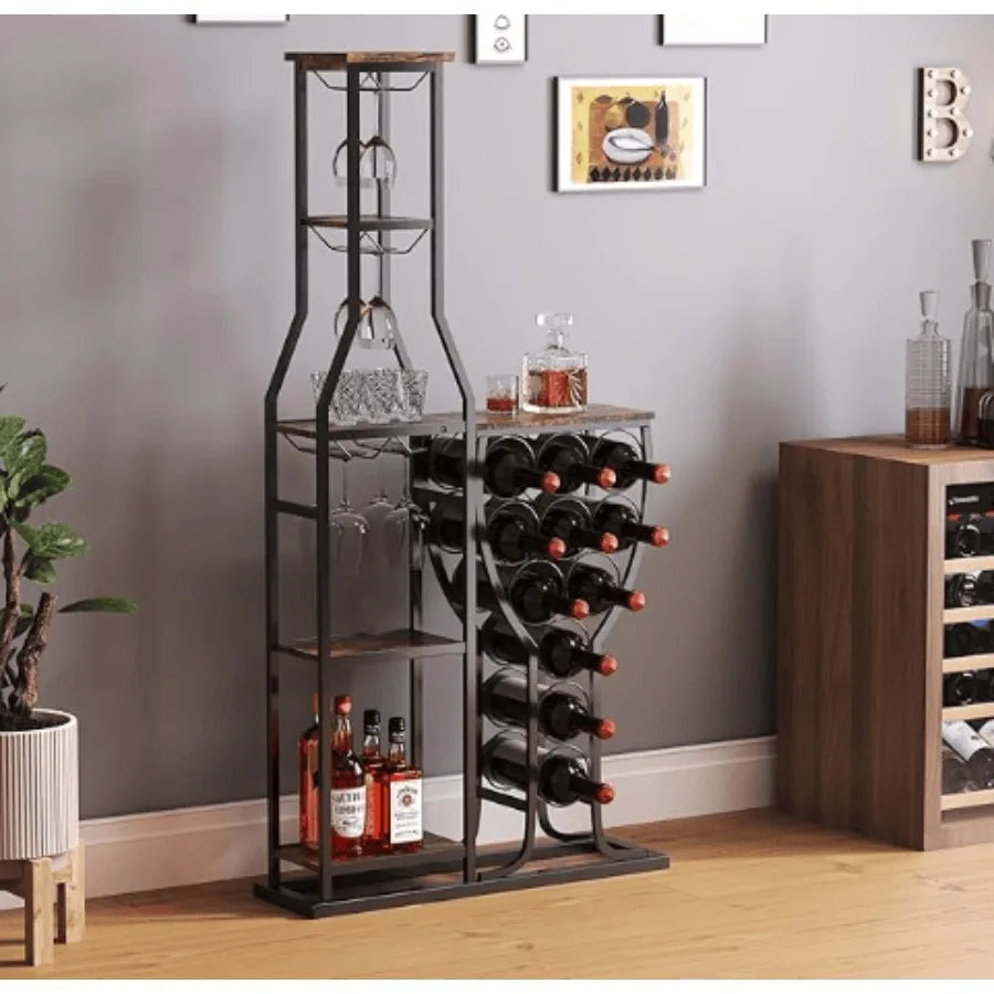 Hanging Wine Glass Holder Wine Storage Rack