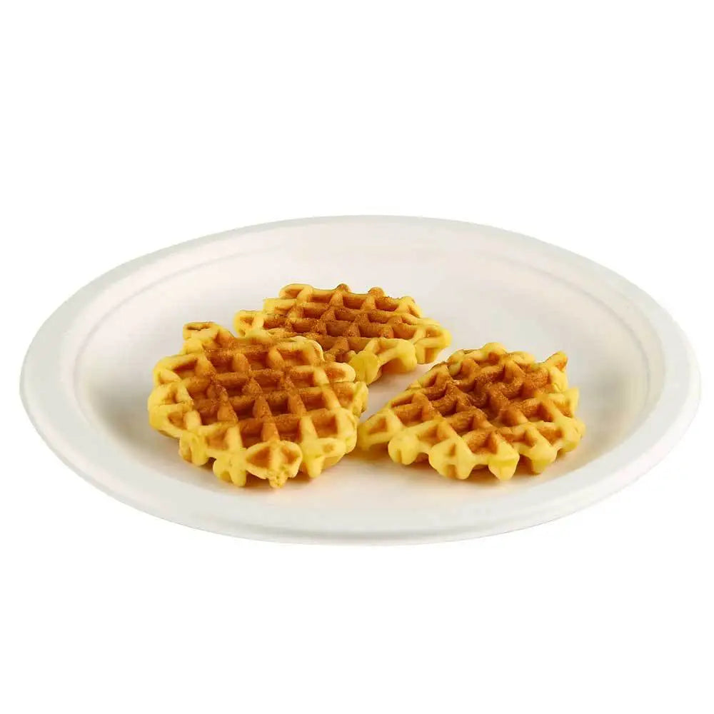 Disposable Party Plates 50/100pcs Disposable Eco-Friendly Degradable Paper Plate for Barbecue Supplies Birthday PartyVIE LENTE