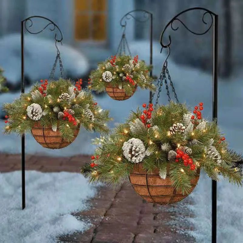 Christmas Wreath  Festival Decoration  Wreath Artificial  Wreath  Decoration Porte D’entree Home Decor