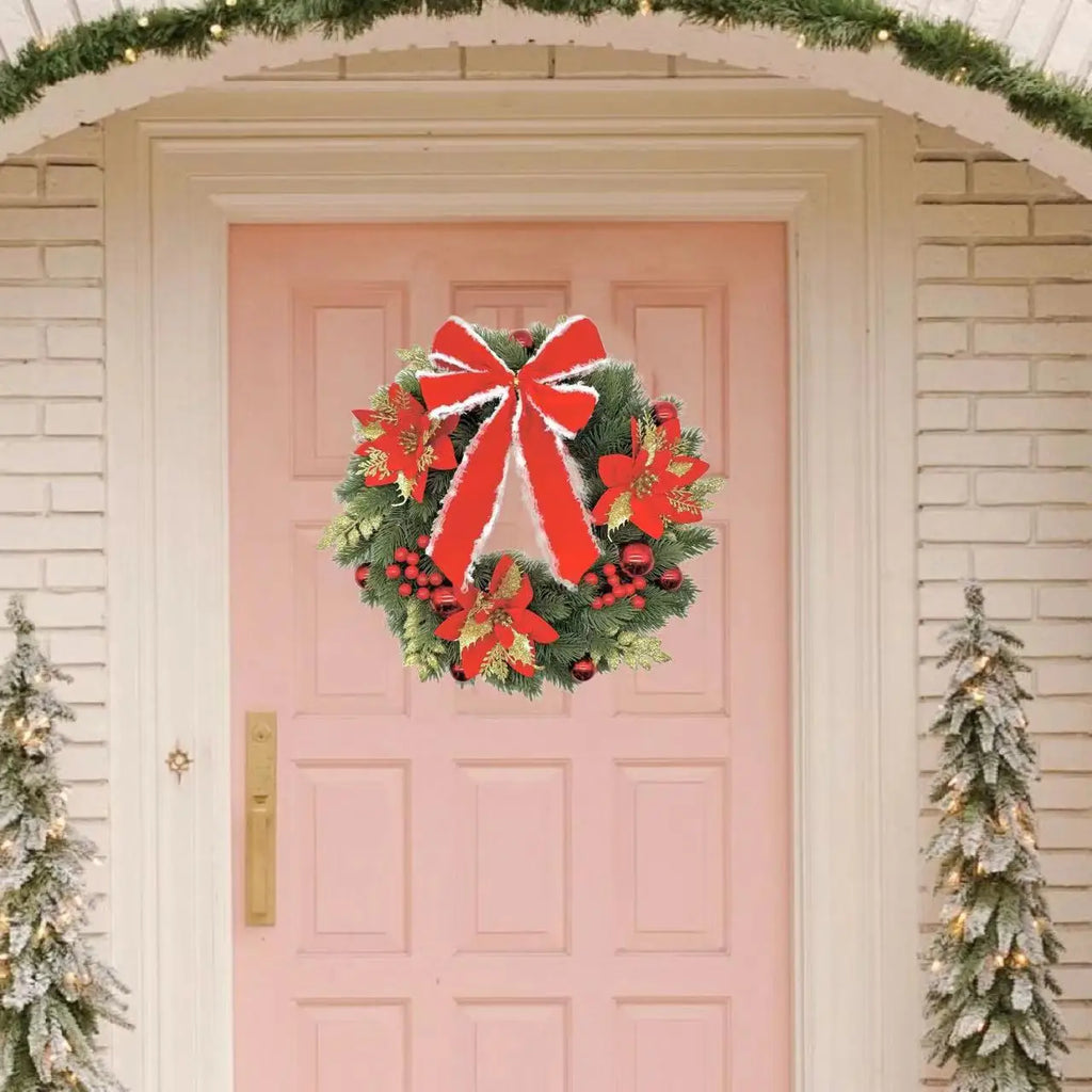 Christmas Wreath Christmas Decoration Door Hanging Decoration Pendant Christmas Window Prop Ornament