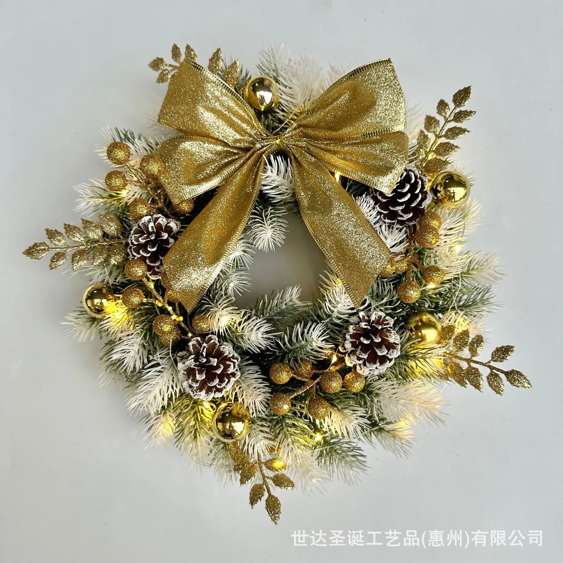 Christmas Wreath Christmas Decoration Door Hanging Decoration Pendant Christmas Window Prop Ornament