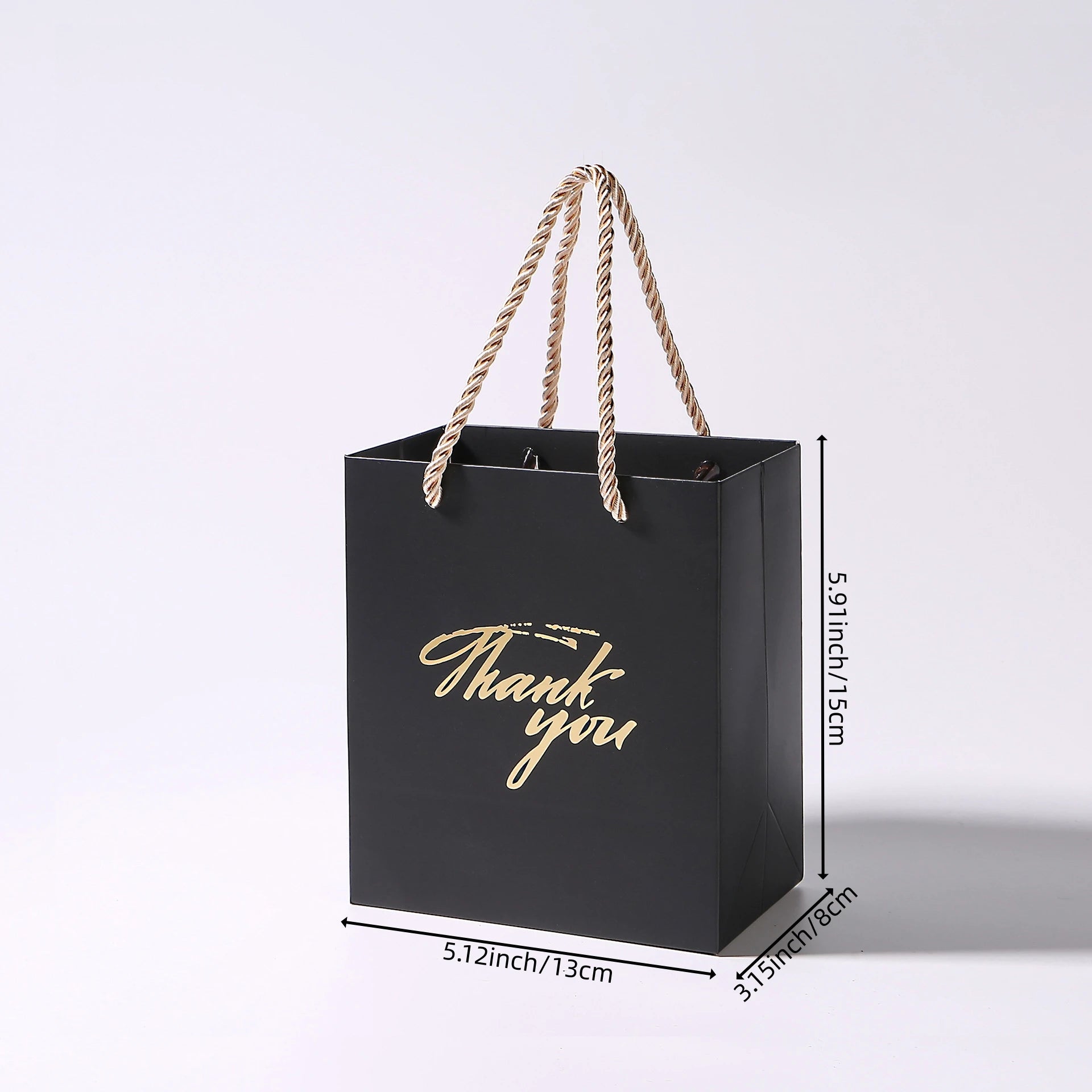 20/40/50Pack Small Thank You Gift Bags With Handles Mini Gift Paper Bags Bulk Party Favor Bag for Wedding Birthday Baby Shower