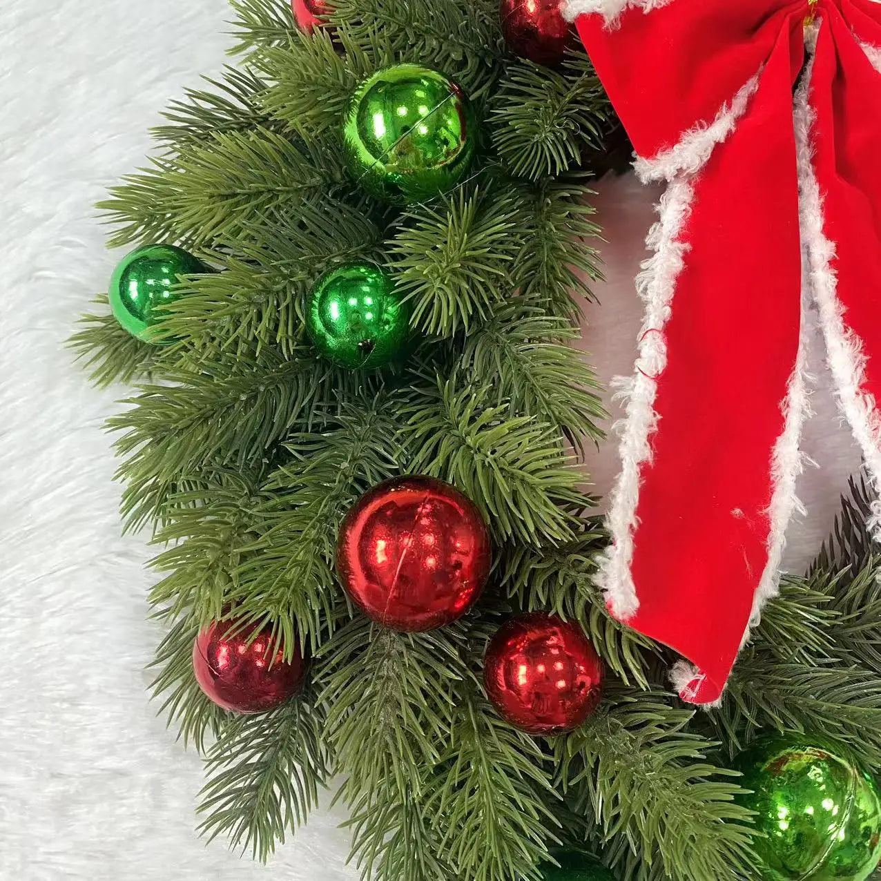 Christmas Wreath Christmas Decoration Door Hanging Decoration Pendant Christmas Window Prop Ornament