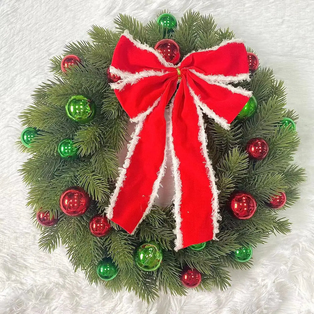 Christmas Wreath Christmas Decoration Door Hanging Decoration Pendant Christmas Window Prop Ornament